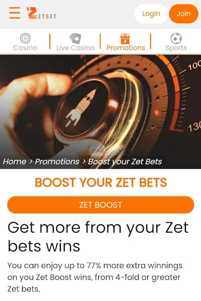 ZetBet Promotions