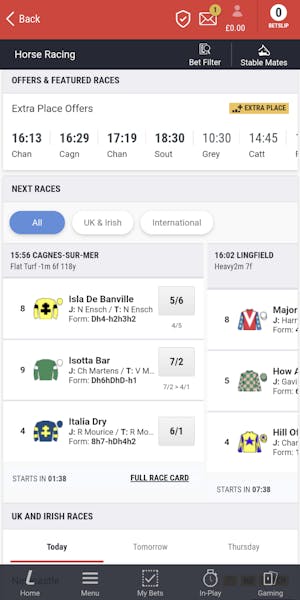 Ladbrokes app horse racing betting