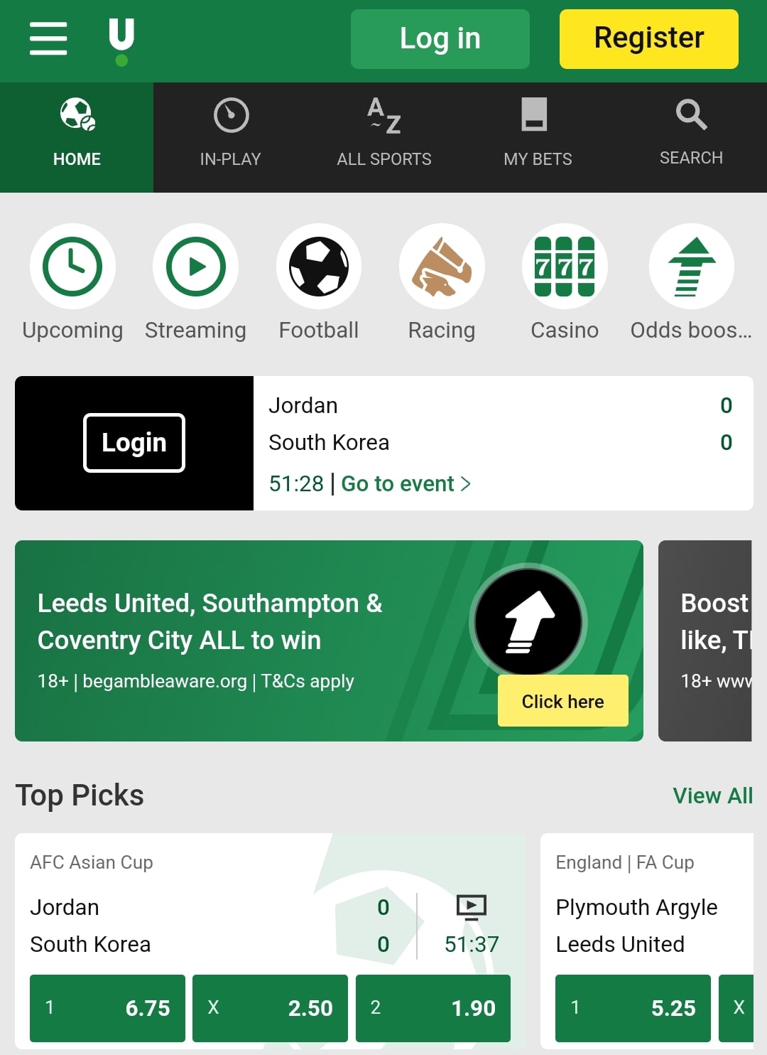 Unibet Sportsbook