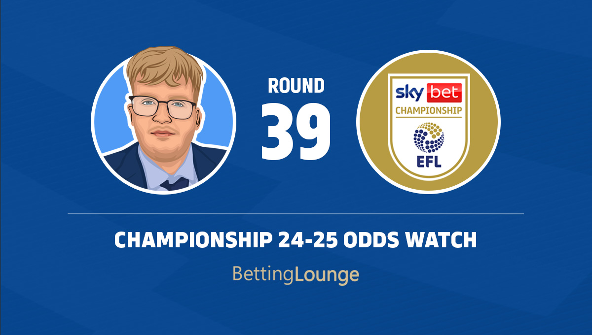 Championship latest odds round 39