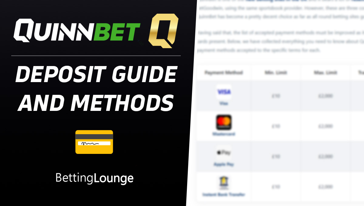 QuinnBet deposit guide and methods new