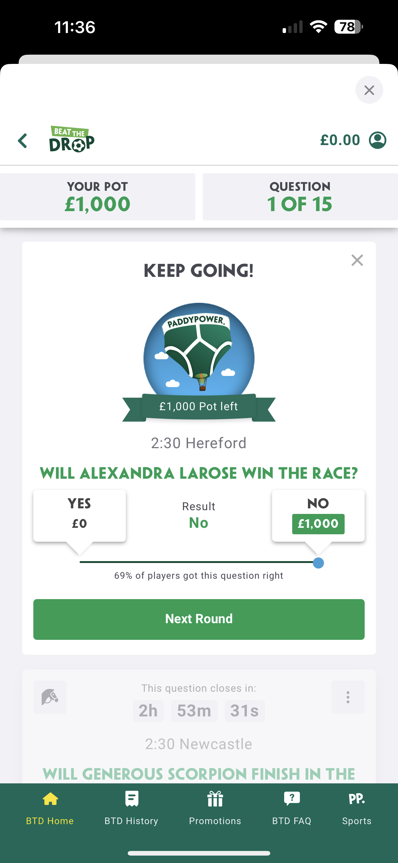 Paddy Power Beat The Drop 3