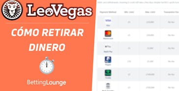 LeoVegas como retirar dinero
