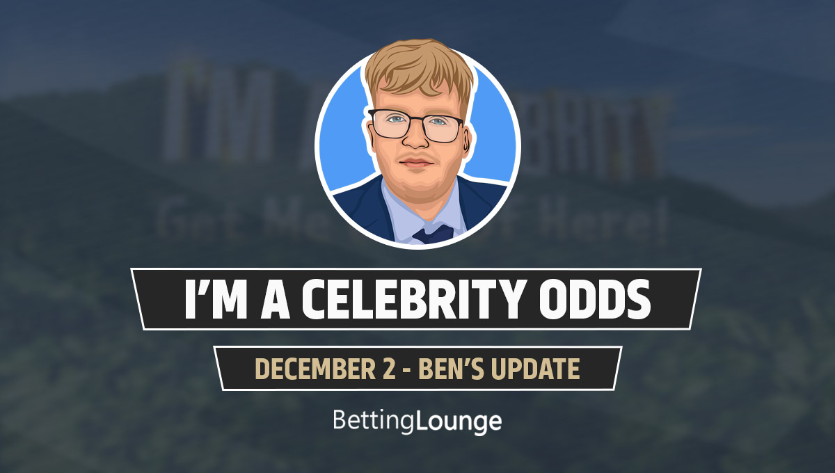 i'm a celebrity odds update december 2
