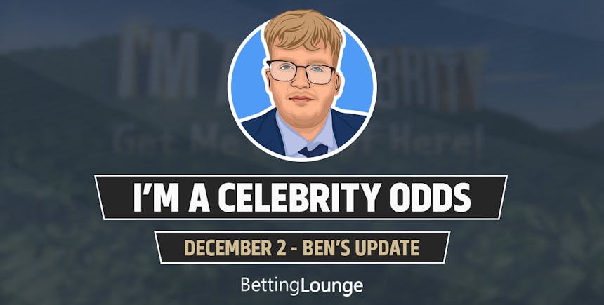 i'm a celebrity odds update december 2