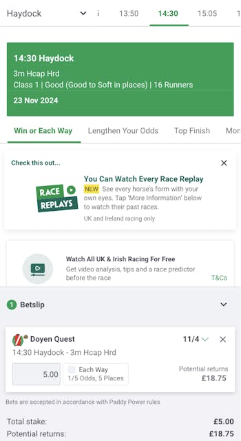 Paddy Power Sign Up 3