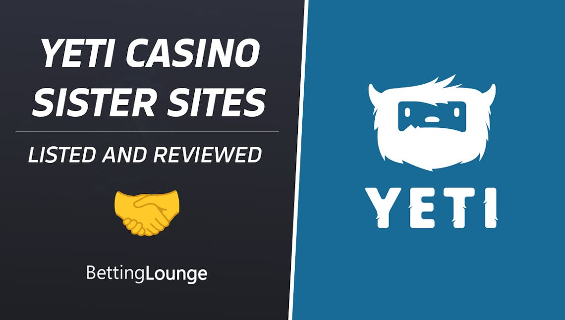 Yeti Casino sister sites