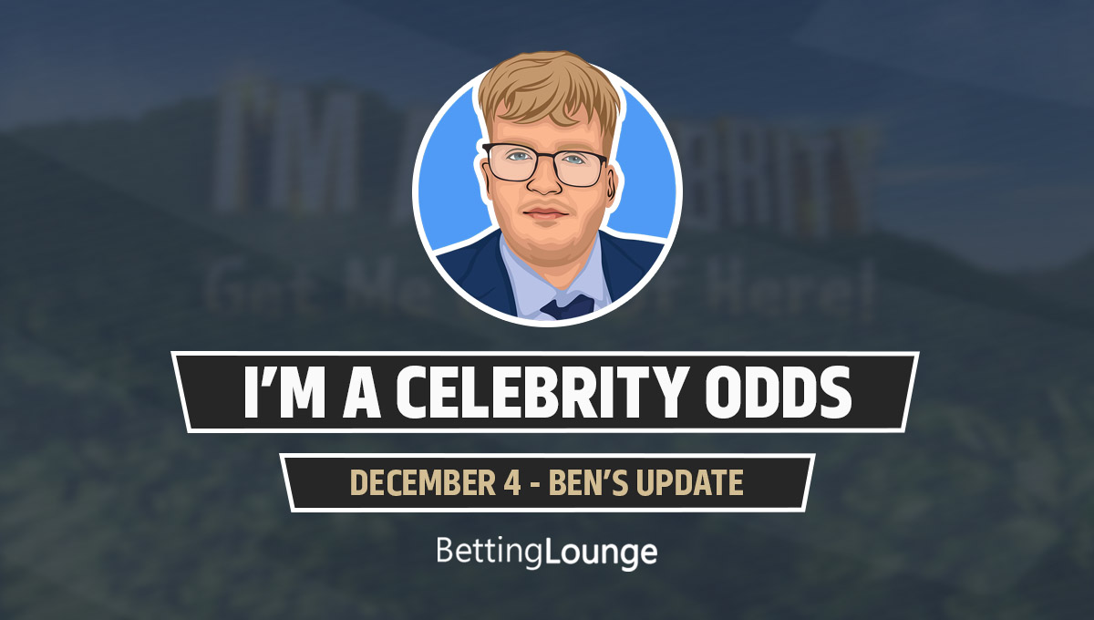 i'm a celeb odds update dec 4