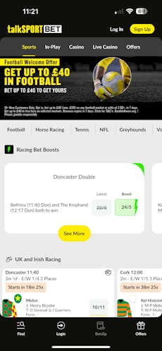 talkSPORT BET home