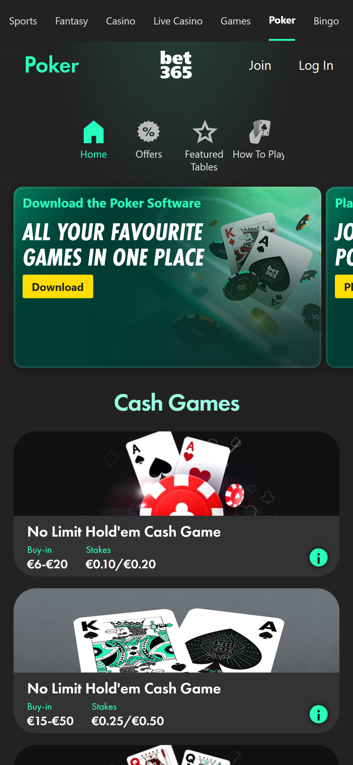 bet365 poker 