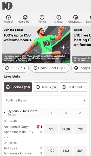 10bet sportsbook