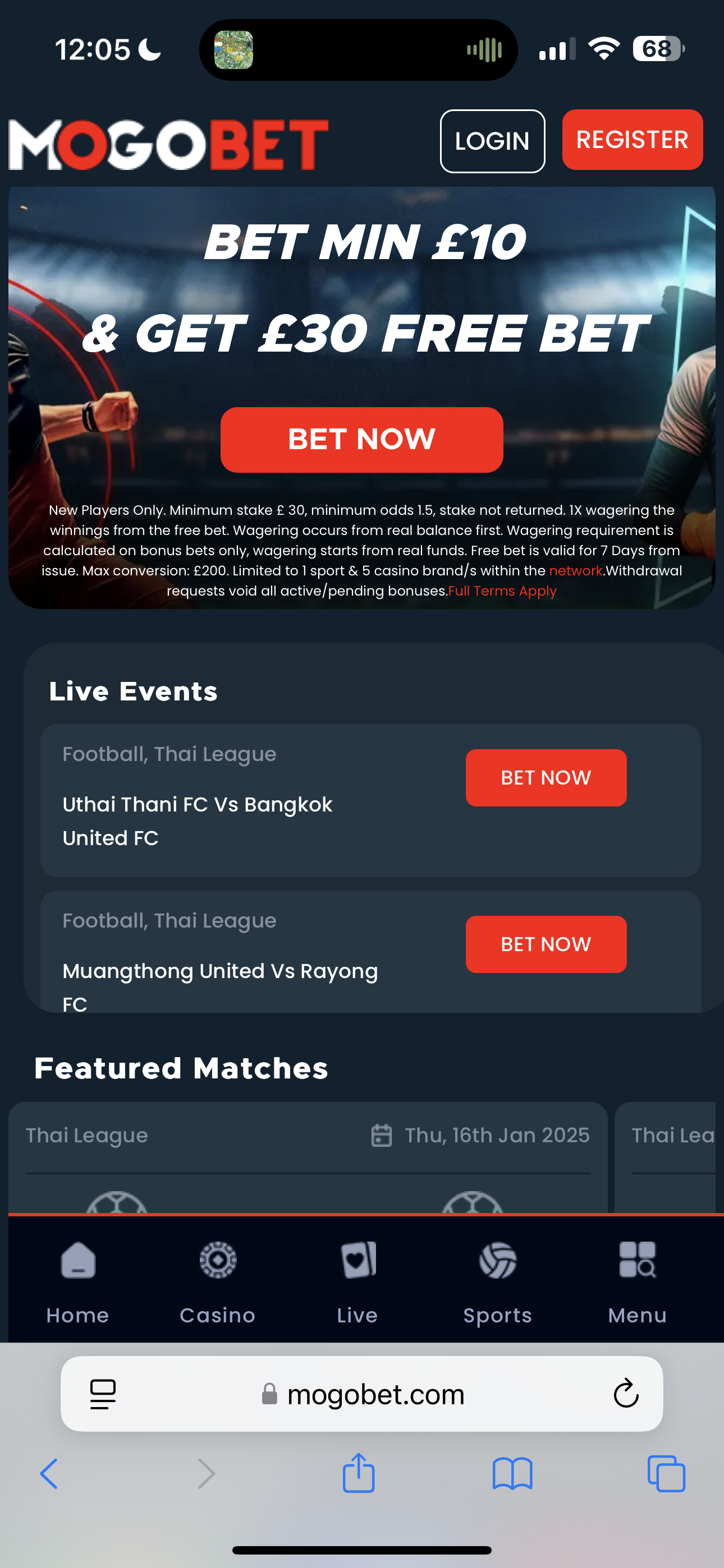 MogoBet Sign Up 1