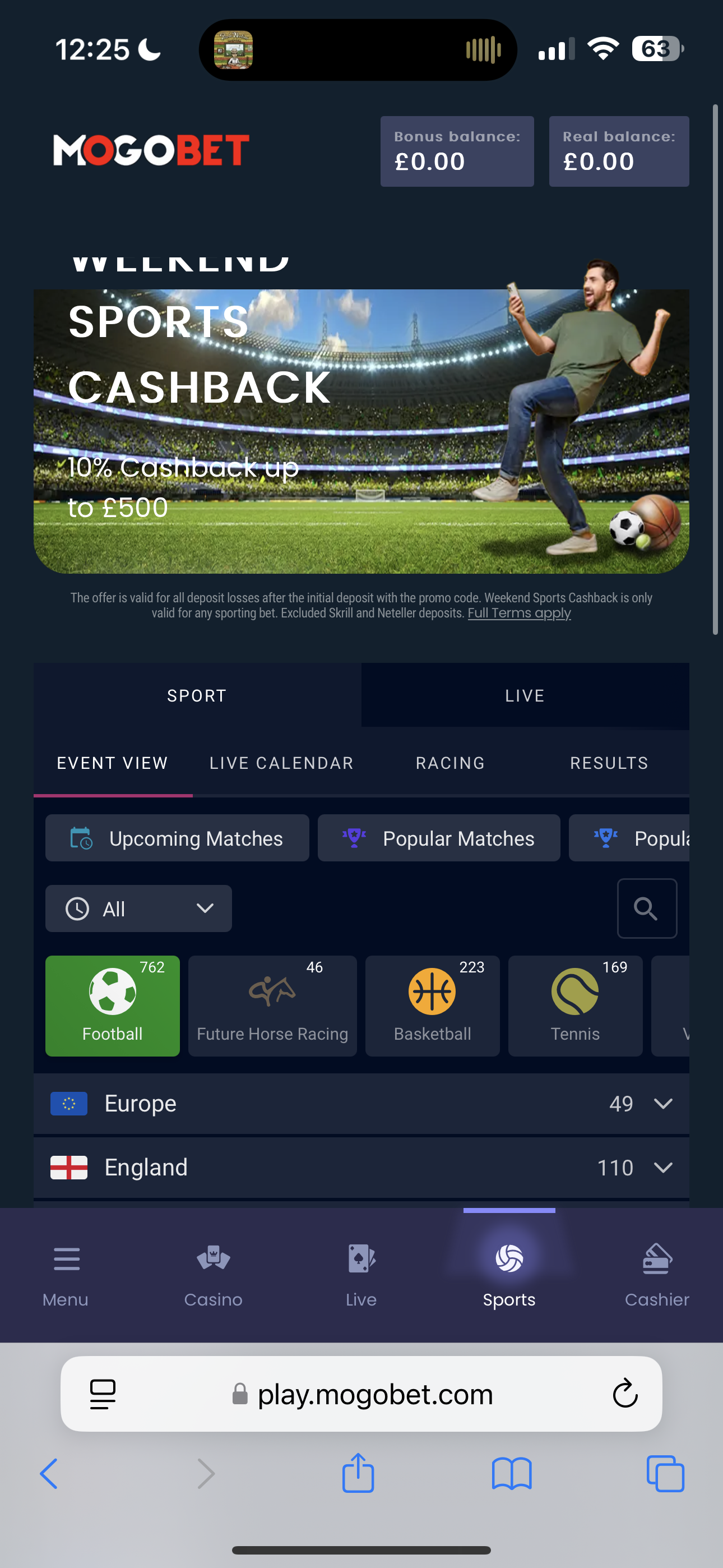 MogoBet Sports/Promo 1