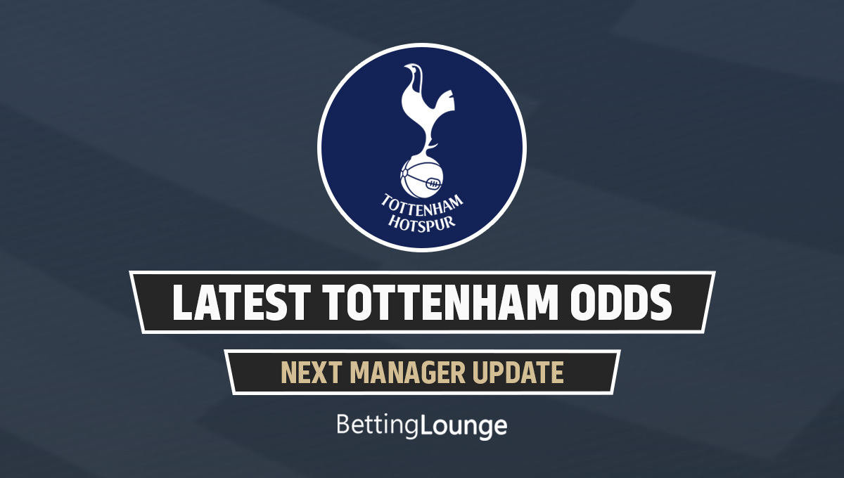 Next Tottenham manager odds update jan 20