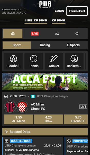 Pub Casino Sportsbook