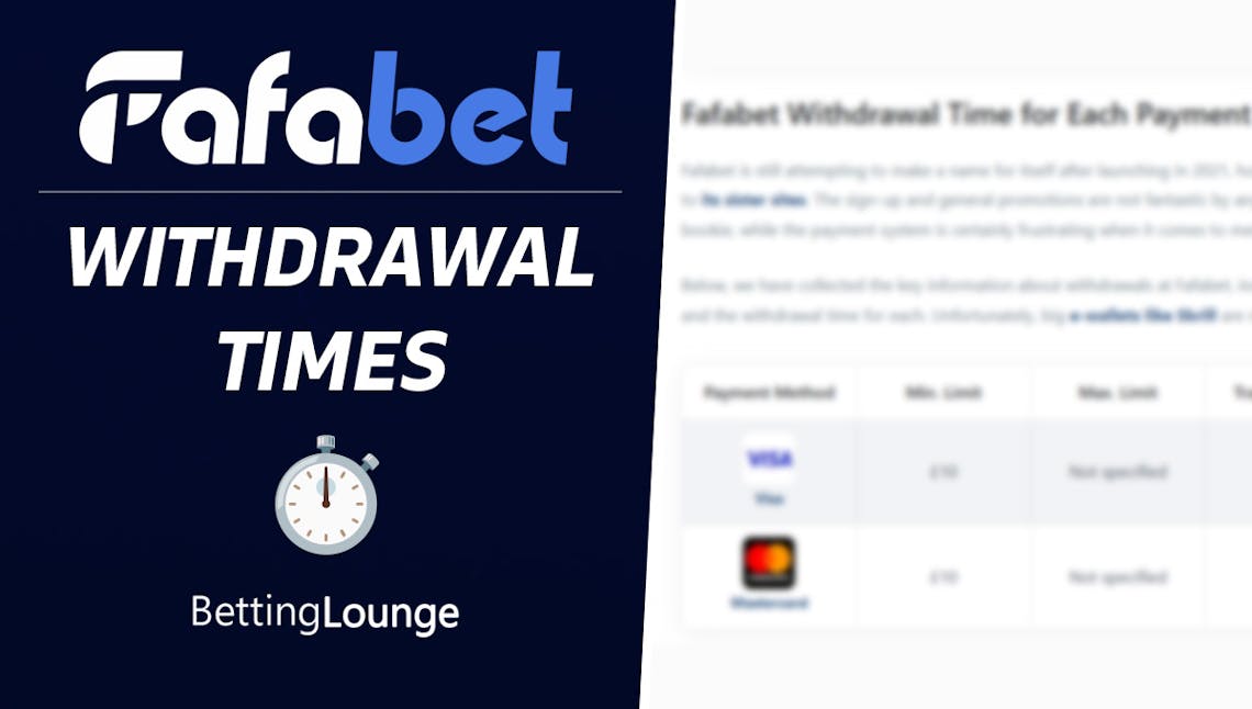 Fafabet withdrawal time