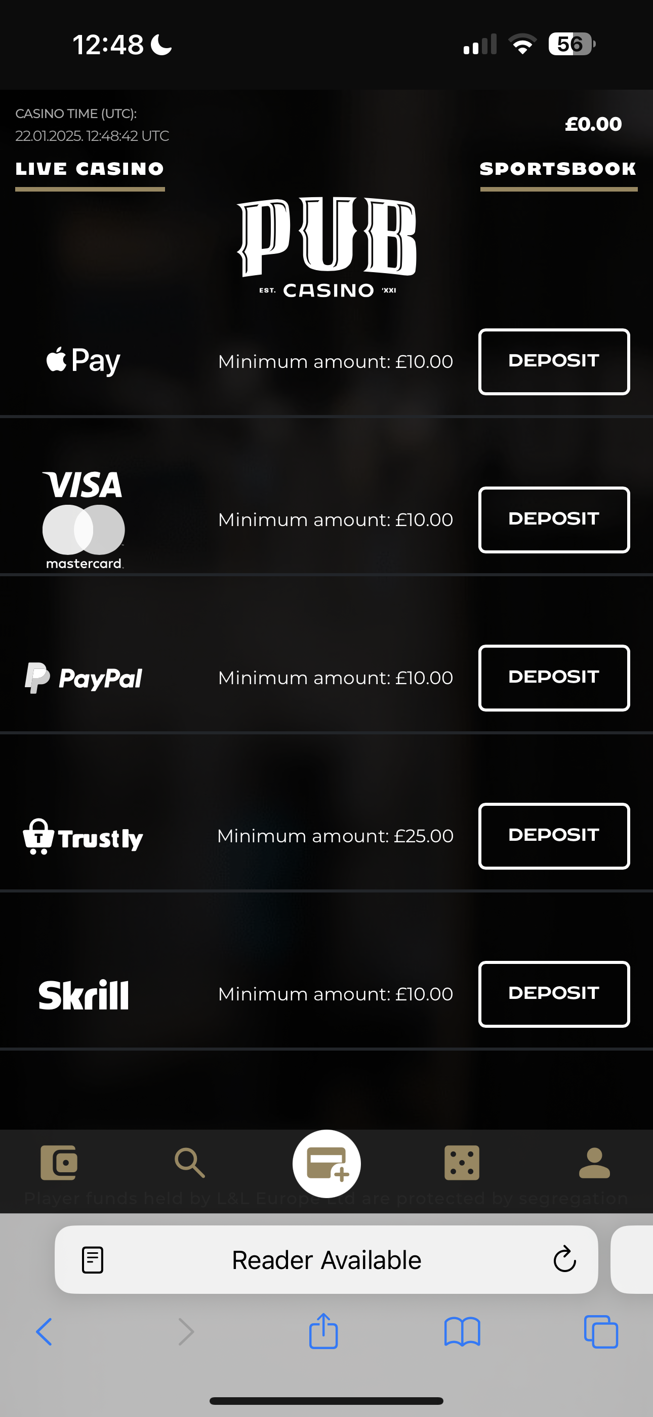 Pub Casino Deposit 2