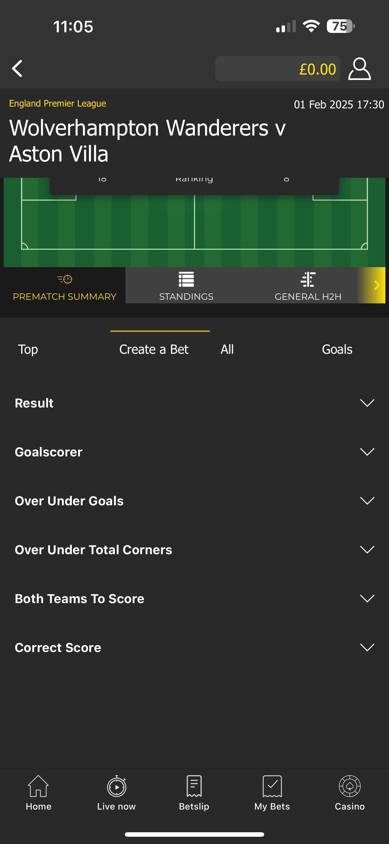 BetGoodwin Create Bet (Build a Bet)