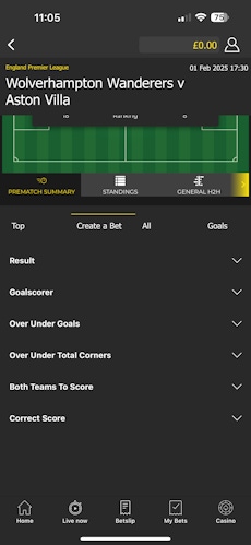 BetGoodwin Create Bet (Build a Bet)