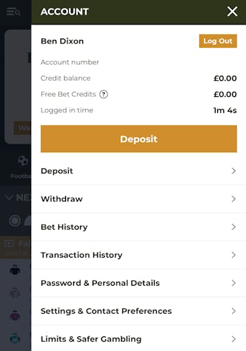 Gentleman Jim Deposit Withdrawal