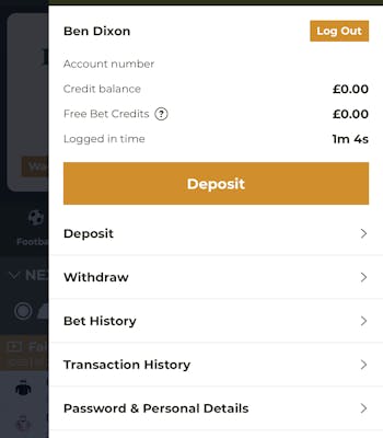 Gentleman Jim Deposit Withdrawal