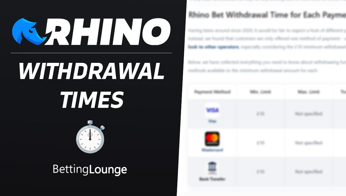 Rhino Bet Withdrawal Time