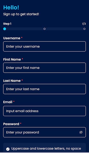 HighBet username creation