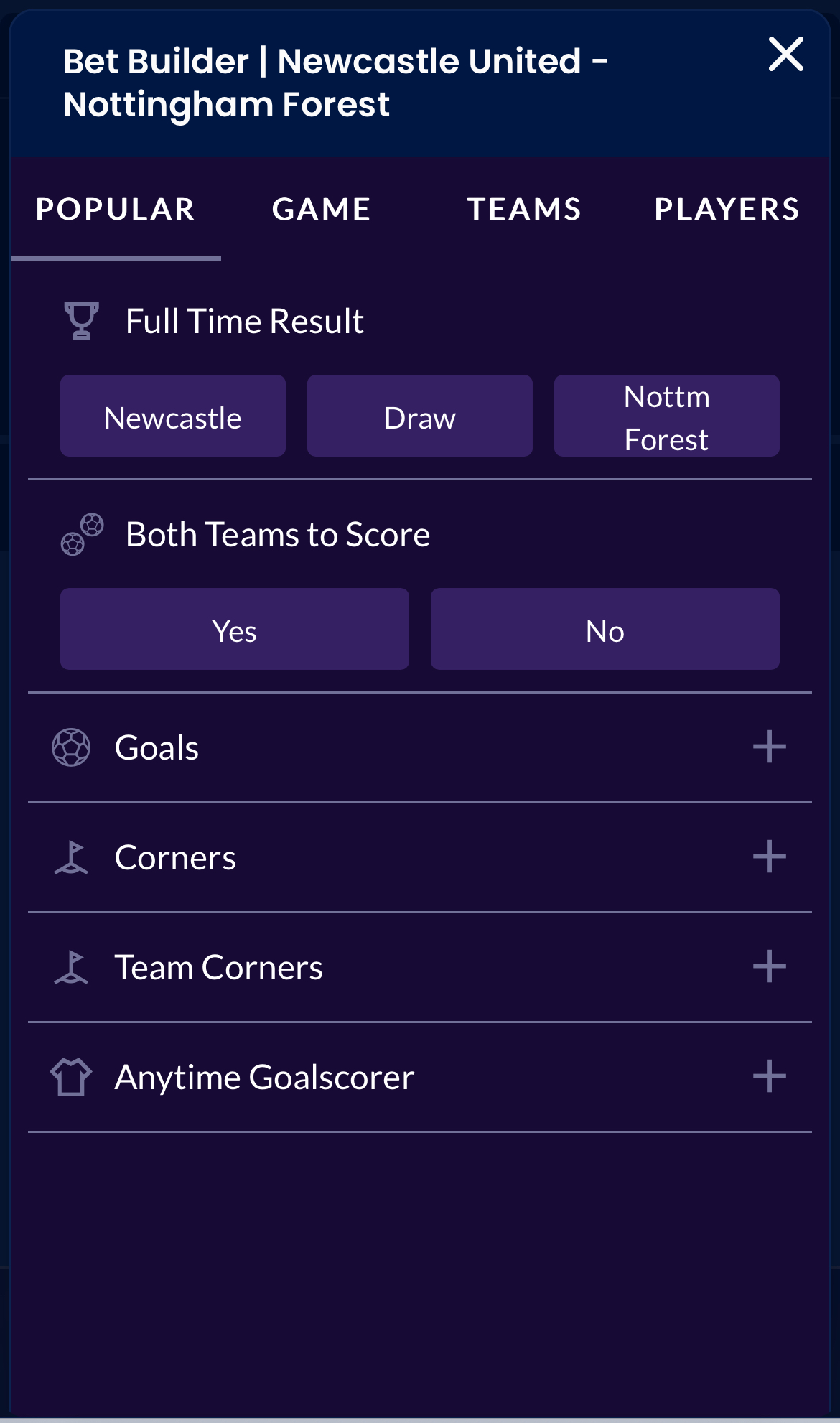 HighBet's Purple Colour Scheme is an inconsistency