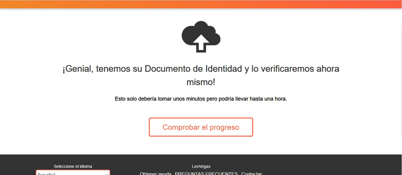 leovegas verificacion dni