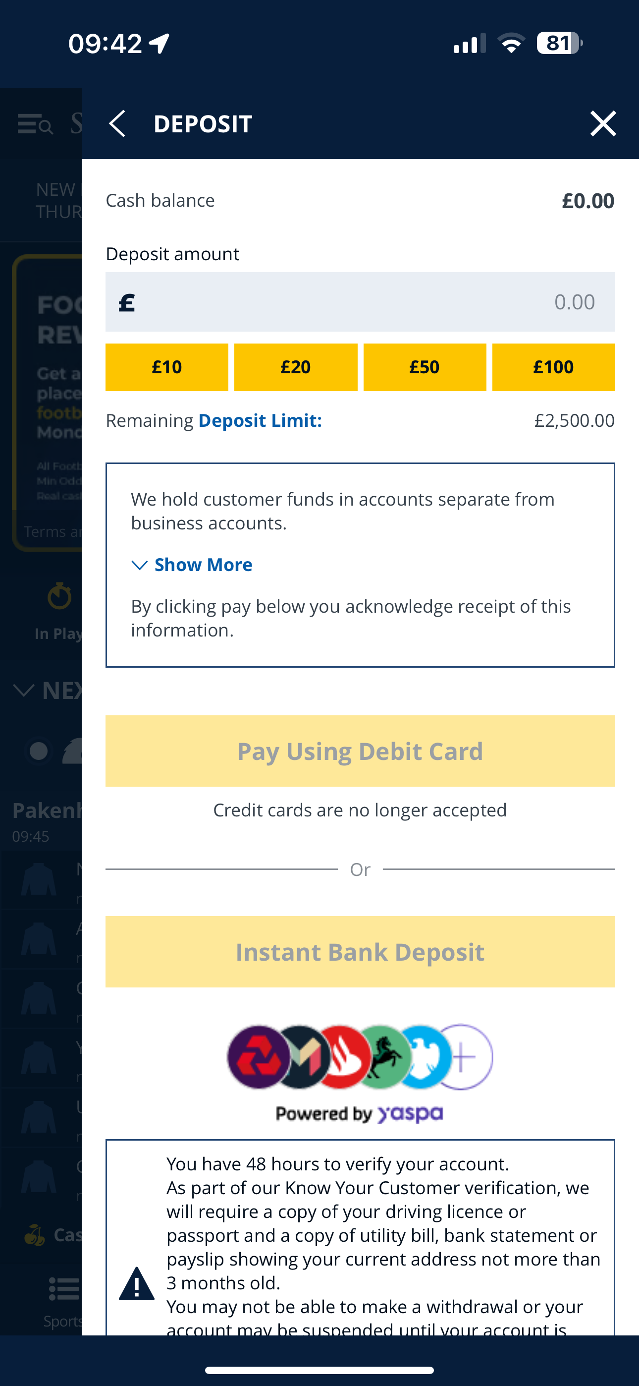 StarSports Deposit 1