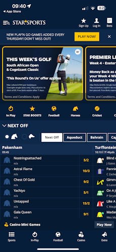 StarSports HOME (SIGNUP)