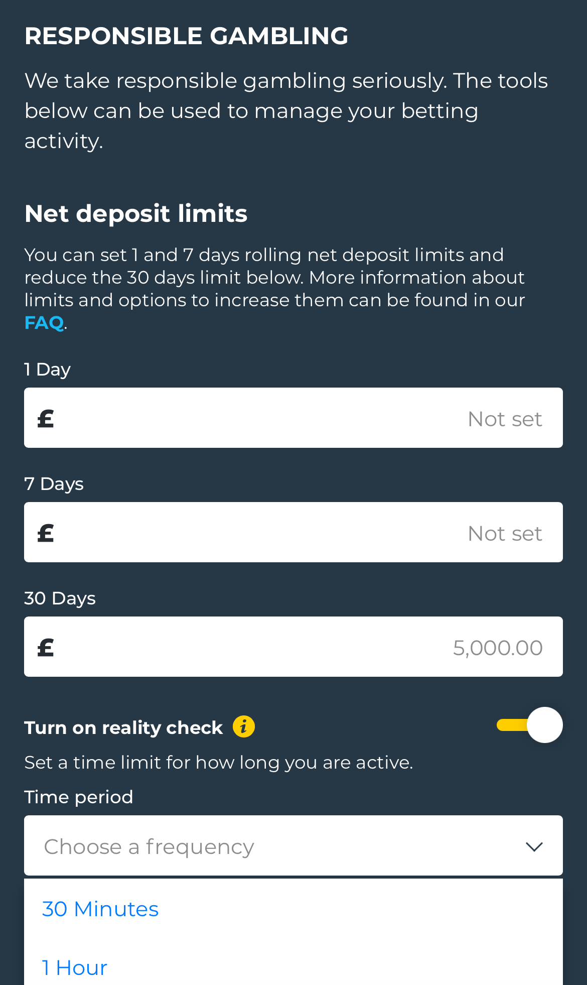 BetWright Safer Gambling