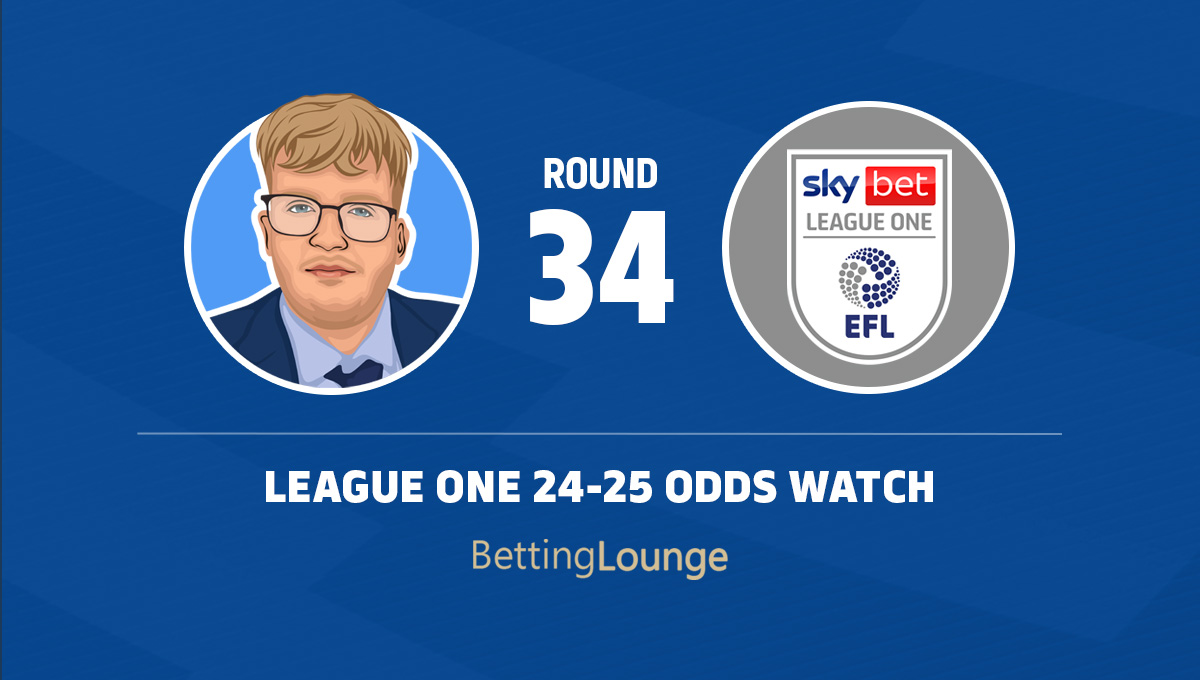 League One round 34 latest odds