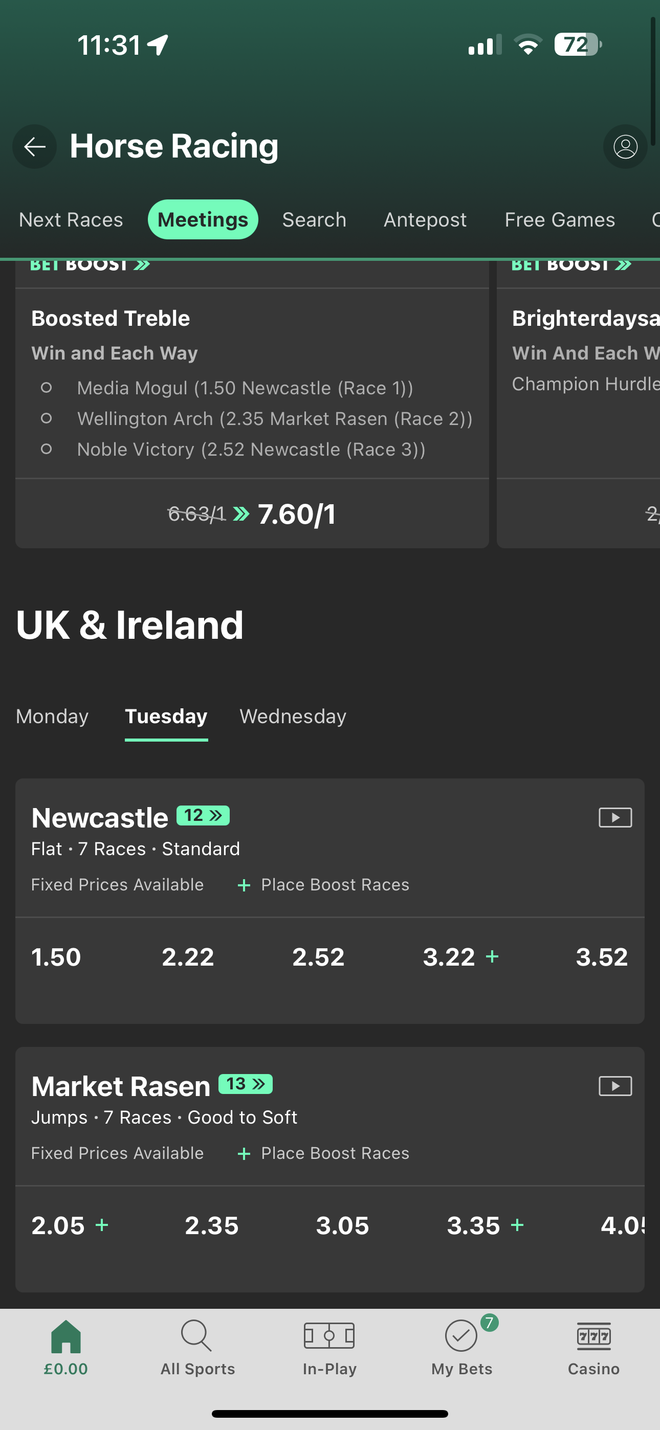 Bet365 Each Way 1