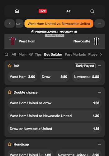 Quickbet Bet Builder