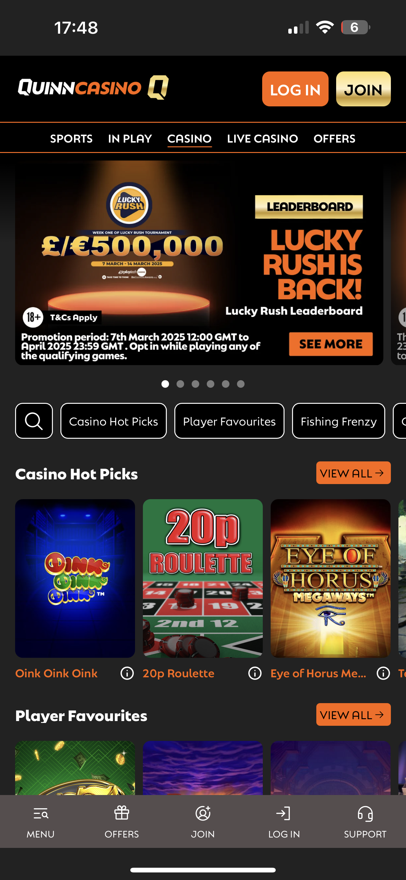 QuinnBet Casino Image