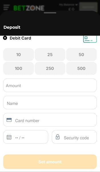 Betzone Deposit Selection