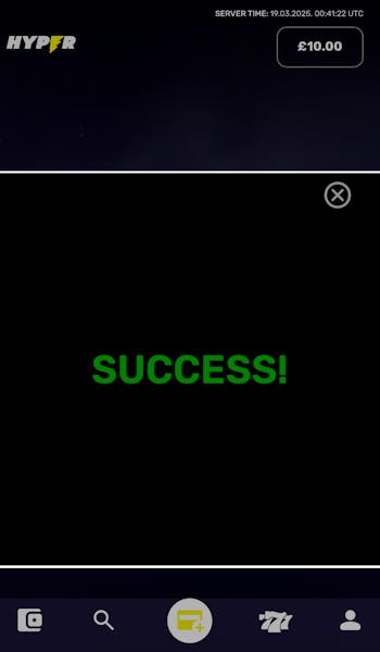 Hyper Sport Deposit Process Step 4