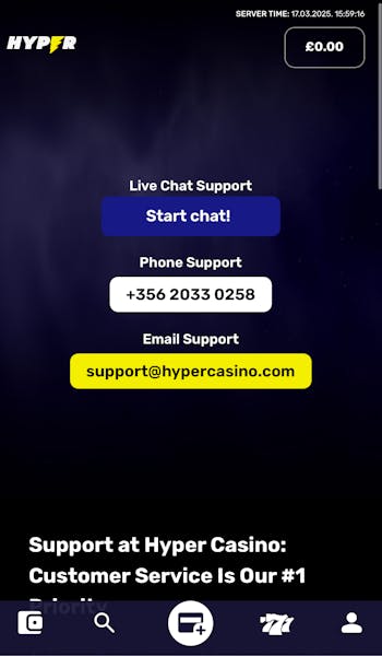 Hyper Sport Customer Support