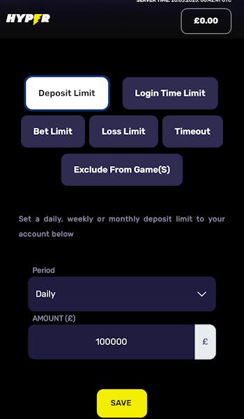 Hyper Responsible Gambling