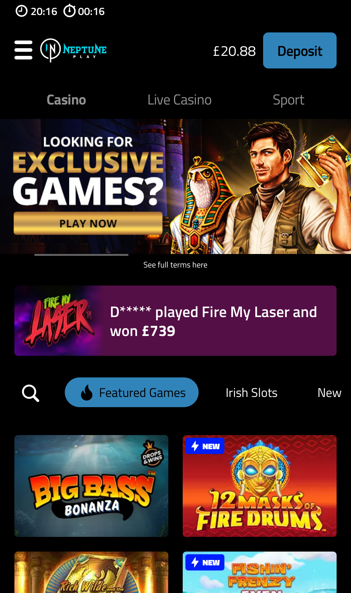 Neptune Play Withdrawal Process