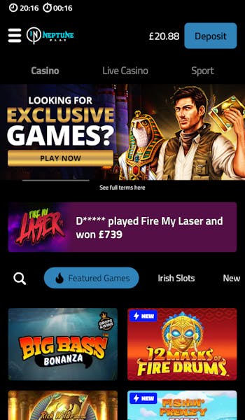 Neptune Play Withdrawal Process