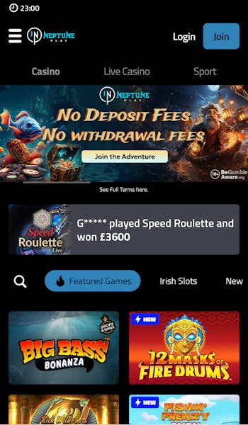 Neptune Play Sign Up Process