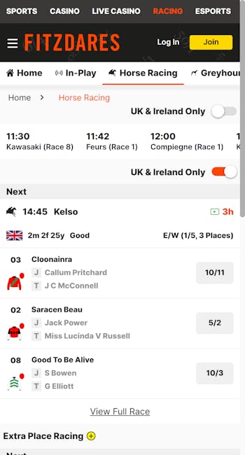 Fitzdares horse racing