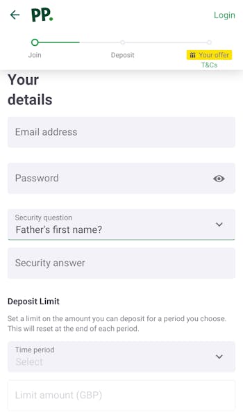Paddy Power App - Security