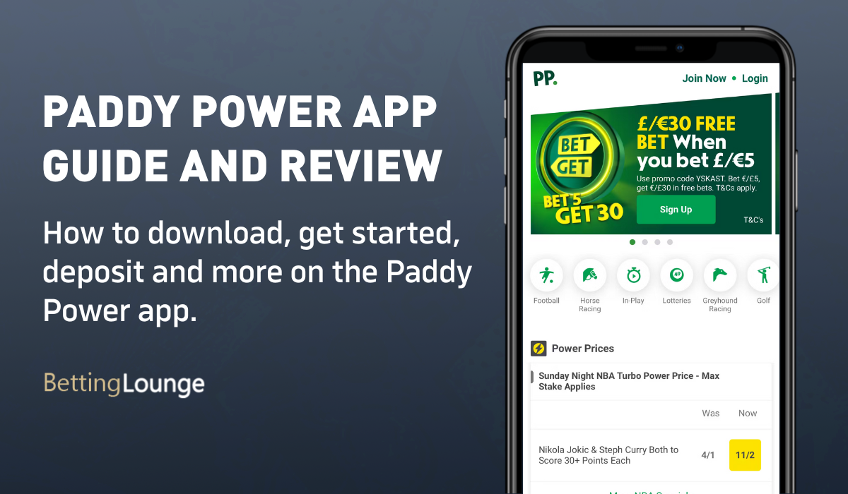 Paddy Power app guide