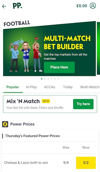 Paddy Power - Deposit - Hit Balance