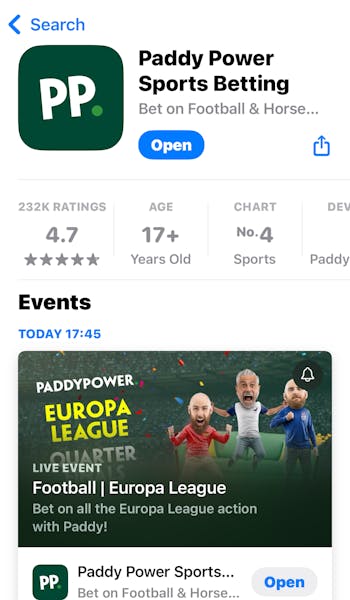 Paddy Power App Review