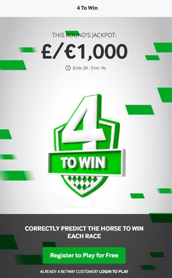 Betway 4 to win