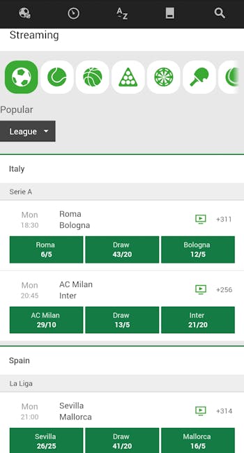 Unibet Streaming